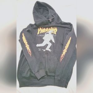 Men's large Thrasher green hoodie